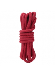 Красная хлопковая веревка для связывания - 3 м. - Lux Fetish - купить с доставкой в Нижнем Новгороде
