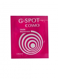 Стимулирующий интимный крем для женщин Cosmo G-spot - 2 гр. - Биоритм - купить с доставкой в Нижнем Новгороде