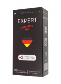 Презервативы EXPERT Surprise Mix - 12 шт.(+3 в подарок) - Expert - купить с доставкой в Нижнем Новгороде