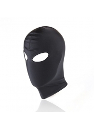 Черный текстильный шлем с прорезью для глаз - Notabu - купить с доставкой в Нижнем Новгороде