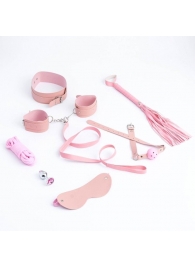Эротический БДСМ-набор из 8 предметов в нежно-розовом цвете - Сима-Ленд - купить с доставкой в Нижнем Новгороде