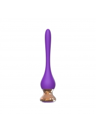 Фиолетовый вибромассажер Nipple Vibrator - 14,5 см. - I-MOON