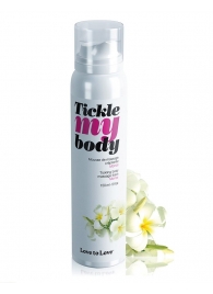 Массажная хрустящая пенка Tickle My Body Monoi с ароматом моной - 150 мл. - Love to Love - купить с доставкой в Нижнем Новгороде