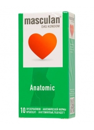 Презервативы анатомической формы Masculan Anatomic - 10 шт. - Masculan - купить с доставкой в Нижнем Новгороде