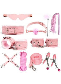 Розовый БДСМ-набор «Оки-Чпоки» из 11 предметов - Сима-Ленд - купить с доставкой в Нижнем Новгороде