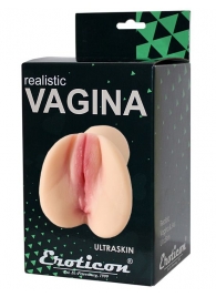 Телесный реалистичный мастурбатор-вагина и анус 3D - Eroticon - в Нижнем Новгороде купить с доставкой