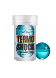 Интимный гель Termo Shock Hot Ball с разогревающе-покалывающим эффектом (2 шарика по 3 гр.) - HotFlowers - купить с доставкой в Нижнем Новгороде