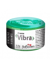Возбуждающий крем Vibra с эффектом вибрации - 3,5 гр. - HotFlowers - купить с доставкой в Нижнем Новгороде