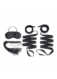 Эротический набор 4PC Bondage Bed Strap   Flogger Kit - Lux Fetish - купить с доставкой в Нижнем Новгороде