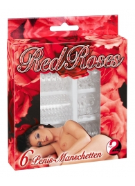 Набор из 6 насадок с шипиками Red Roses - Orion - в Нижнем Новгороде купить с доставкой