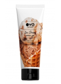 Лубрикант на водной основе OYO Aroma Gel Ice Cream с ароматом пломбира - 75 мл. - OYO - купить с доставкой в Нижнем Новгороде
