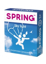 Ультратонкие презервативы SPRING SKY LIGHT - 3 шт. - SPRING - купить с доставкой в Нижнем Новгороде