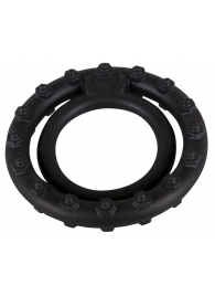 Чёрное кольцо для пениса Steely Cockring - Orion - в Нижнем Новгороде купить с доставкой