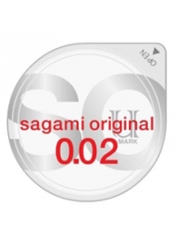 Ультратонкий презерватив Sagami Original - 1 шт. - Sagami - купить с доставкой в Нижнем Новгороде