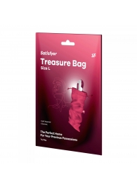 Розовый мешочек для хранения игрушек Treasure Bag L - Satisfyer - купить с доставкой в Нижнем Новгороде