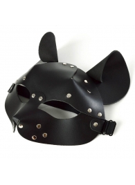 Черная кржаная маска Pussy - Sitabella - купить с доставкой в Нижнем Новгороде