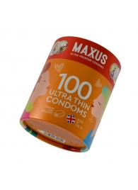 Ультратонкие презервативы Maxus Ultra Thin - 100 шт. - Maxus - купить с доставкой в Нижнем Новгороде