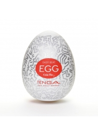 Мастурбатор-яйцо Keith Haring EGG PARTY - Tenga - в Нижнем Новгороде купить с доставкой