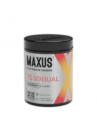 Анатомические презервативы MAXUS Sensual - 15 шт. - Maxus - купить с доставкой в Нижнем Новгороде