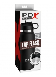 Черный мастурбатор в виде бутылки Fap Flask - Pipedream - в Нижнем Новгороде купить с доставкой