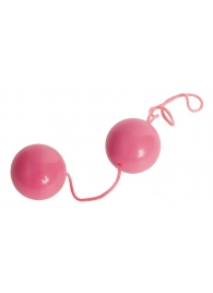 Розовые вагинальные шарики BI-BALLS - Toyfa Basic
