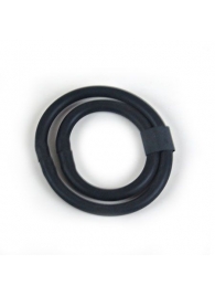 Черное двойное эрекционное кольцо - Baile - в Нижнем Новгороде купить с доставкой