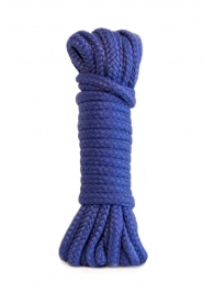 Синяя веревка Bondage Collection Blue - 9 м. - Lola toys - купить с доставкой в Нижнем Новгороде