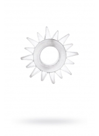 Прозрачное гелевое эрекционное кольцо-солнце - Toyfa Basic - в Нижнем Новгороде купить с доставкой