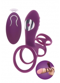 Фиолетовая эрекционная вибронасадка Halo Halo C-Ring Sleeve - Toy Joy - в Нижнем Новгороде купить с доставкой