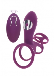 Фиолетовая эрекционная вибронасадка Halo Halo C-Ring Sleeve - Toy Joy - в Нижнем Новгороде купить с доставкой