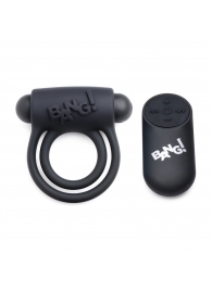 Черное эрекционное виброкольцо 28X Remote Control Vibrating Cock Ring   Bullet - XR Brands - в Нижнем Новгороде купить с доставкой