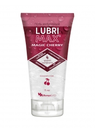 Интимный гель-смазка на водной основе Lubrimax Magic Cherry - 75 мл. - ИнтелБИО - купить с доставкой в Нижнем Новгороде