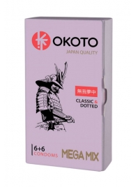 Презервативы OKOTO Mega Mix - 12 шт. - Sitabella - купить с доставкой в Нижнем Новгороде