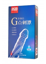 Ультратонкие презервативы Elasun G-spot stimulation с ребрами и точками - 10 шт. - Elasun - купить с доставкой в Нижнем Новгороде