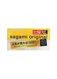 Презервативы увеличенного размера Sagami Original 0.02 XL-size - 12 шт. - Sagami - купить с доставкой в Нижнем Новгороде