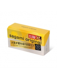 Презервативы увеличенного размера Sagami Original 0.02 XL-size - 12 шт. - Sagami - купить с доставкой в Нижнем Новгороде