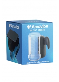 Инновационный робот-мастурбатор Black Knight с функцией пенетрации - Amovibe - в Нижнем Новгороде купить с доставкой