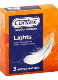Особо тонкие презервативы Contex Lights - 3 шт. - Contex - купить с доставкой в Нижнем Новгороде