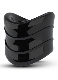 Черное эрекционное кольцо на мошонку Beef Ball Stretcher Snug X Long - Blush Novelties - в Нижнем Новгороде купить с доставкой