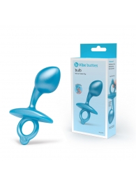 Голубая анальная пробка для массажа простаты Bulb Silicone Prostate Plug - 10,7 см. - b-Vibe - в Нижнем Новгороде купить с доставкой