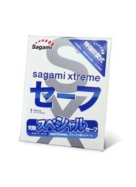 Презерватив Sagami Xtreme Ultrasafe с двойным количеством смазки - 1 шт. - Sagami - купить с доставкой в Нижнем Новгороде