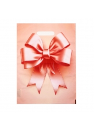 Пакет с принтом в виде банта с вырубной ручкой (30х40 см) - Сима-Ленд - купить с доставкой в Нижнем Новгороде