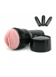 Мастурбатор-вагина Fleshlight - Vibro Pink Lady Touch с вибрацией - Fleshlight - в Нижнем Новгороде купить с доставкой
