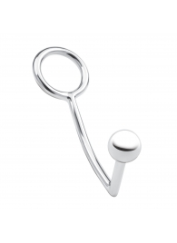 Кольцо на пенис с анальным стимулятором Stainless Steel Anal Hook   Cock Ring - BlueLine - в Нижнем Новгороде купить с доставкой