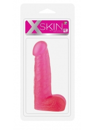 Розовый фаллоимитатор XSKIN 6 PVC DONG - 15,2 см. - Dream Toys