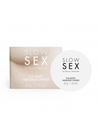 Массажная свеча для всего тела Slow Sex - 50 гр. - Bijoux Indiscrets - купить с доставкой в Нижнем Новгороде