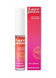 Возбуждающий блеск для губ Love Potion - 8 мл. - Love to Love - купить с доставкой в Нижнем Новгороде