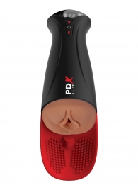 Мастурбатор-вагина в колбе с вибрацией Fuck-O-Matic Pro XL - Pipedream - в Нижнем Новгороде купить с доставкой