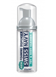 Очищающая пенка для игрушек и тела Toy   Body Cleaner Foamer - 47 мл. - Swiss navy - купить с доставкой в Нижнем Новгороде
