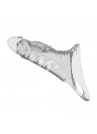 Прозрачная насадка на пенис - 22 см. - Baile - в Нижнем Новгороде купить с доставкой